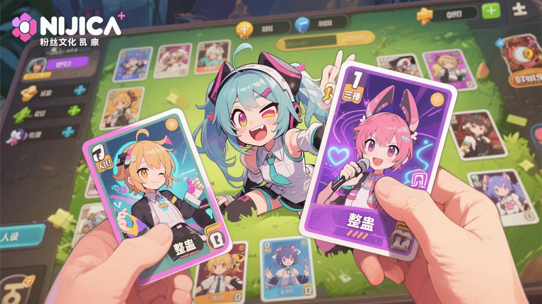 彩虹社VTuber 粉丝自制卡牌对战游戏《NIJICA》免费上线