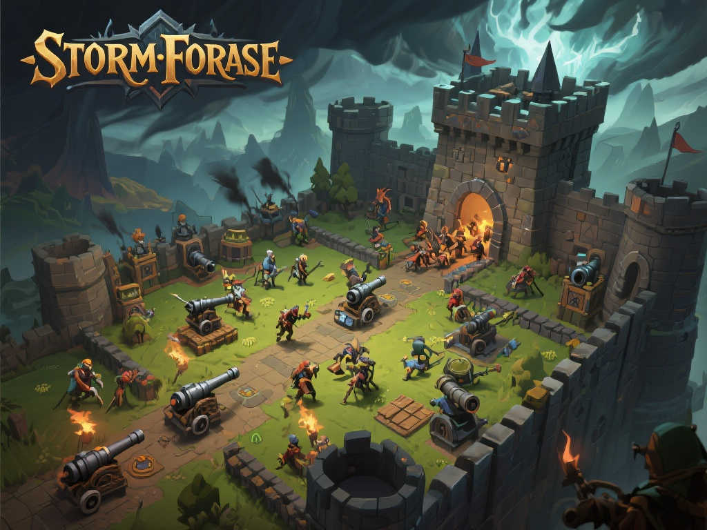 Steam全新肉鸽塔防力作《风暴要塞》震撼来袭,即将上线! Steam全新肉鸽塔防力作《风暴要塞》震撼来袭,即将上线!